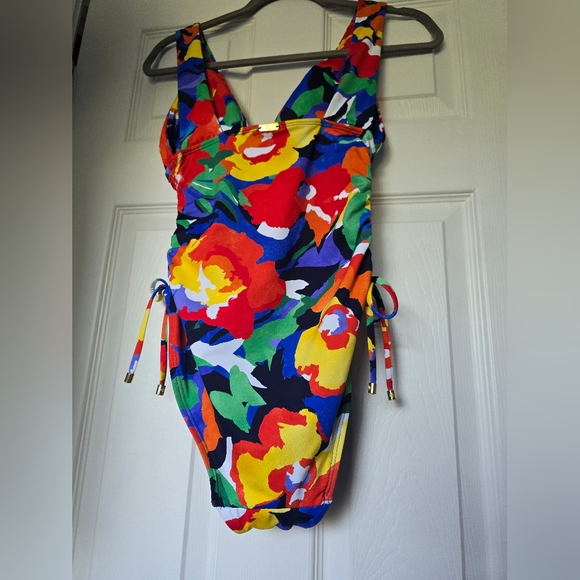 Ralph Lauren Multicolor Floral  One Piece - Picture 2 of 3